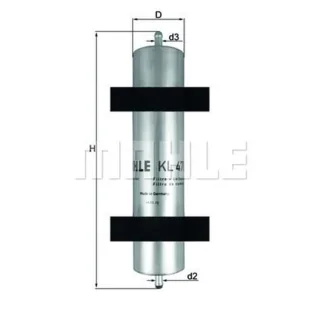 Mahle Kraftstofffilter BMW 3er E46