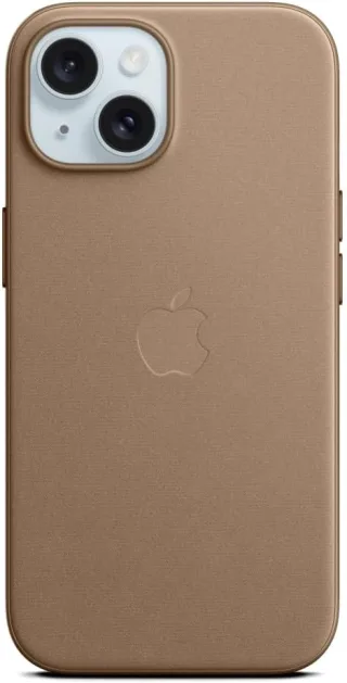 Apple Feingewebe Case mit MagSafe [für iPhone 15] taupe