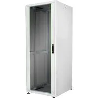 483-mm-Netzwerkschrank, 42HE, IT-Schrank schwarz, 42 Höheneinheiten