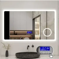 Aica Sanitär Badspiegel LED Spiegel Badezimmerspiegel Wandspiegel Dimmbar Beschlagfrei