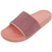 Beco Beermann LADY STRASS Badeschuh mit strassbesetzter Bandage