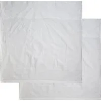 KH-Haushaltshandel Kissenbezüge 2er Pg. Kopfkissenbezug, kochfest, Hotelverschluß, weiß, (2 Stück), 40x40cm, 95 Grad Wäsche, Kissenhülle, Kissenbezug, 100% Baumwolle