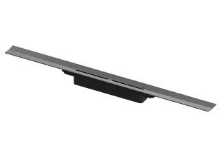 Tece drainprofile Duschprofil, 1200 mm, Edelstahl, Chrom schwarz gebürstet, 671201 671201