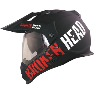 Broken Head (B-Ware) Endurohelm Made2Rebel Rot