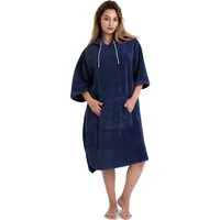 OTTO home Badeponcho Lillou, Surfponcho ideal für Sauna, Spa & im Urlaub, Langform, Microfaser, Kapuze, ohne, weich und kuschelig, plüsch, Fleece, Unisex, für Damen und Herren