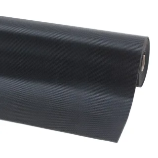 Rib ‘n’ Roll™ RS 3 mm fine rib Antirutschmatte 750RS Notrax Kufen Schwarz | Größe: 100cm x 10m