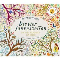 Antonio Vivaldi. Die vier Jahreszeiten / Jessica Courtney-Tickle, Katie Cotton, Ein Musik-Bilderbuch zum Hören mit 10 Soundmodulen. Für Kinder ab 4 Jahren