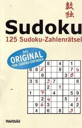 Sudoku 125 Sudoku-Zahlenrätsel - Das Original vom Sudoku-Erfinder