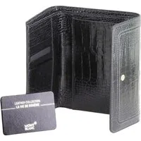 MONTBLANC Geldbörse Meisterstück MB 107611 Leder Brieftasche Geldbörse, mit Montblanc Prägung