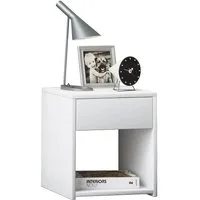 VCM - my home Beistelltisch Sledo Mini, quadratisch 35x35 cm, mit Schublade
