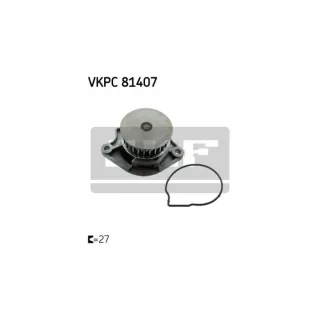 SKF Wasserpumpe Audi A2 Seat Ibiza III Skoda Fabia VW Polo Golf 1,