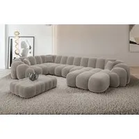 Sofa Dreams Sofa Rajada U Form Stoff