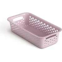 Pro Home Aufbewahrungskorb Modularer Kunststoffkorb Kunststoff Box (1 St), Aufbewahrungsbox mit Griffen - BPA-Frei - Organizer Körbchen Bad Küche
