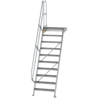 Munk Treppe mit Plattform 60° Stufenbreite 800 mm - 600390