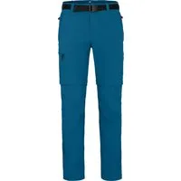Bergson Outdoorhose BAKER ZIPP-Off Herren Wanderhose, vielseitig, pflegeleicht, Langgrößen, Saphir blau