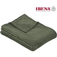 Wohndecke Uni Fleecedecke Olbia, IBENA, einfarbig schick, Kuscheldecke