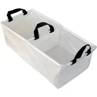AceCamp Waschschüssel Laminated Folding Double Basin 20L (1-St), faltbar, ultraleicht, wasserdicht, standfest, verstärkte Tragehenkel