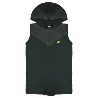 Nike Dri-Fit Reißverschluss auf Kapuze-Frauen lässig Sport schwarz ärmellose Hoody 332694 010