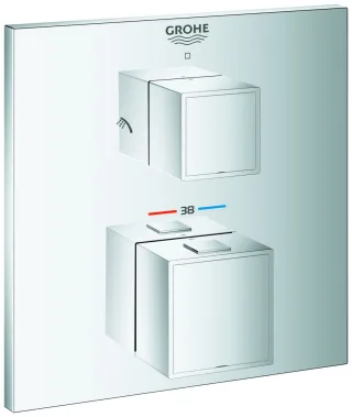 GROHE THM-Brausebatterie Grohtherm Cube 24154 FMS für 35600 2-Wege-Umst. chrom, 24154000 24154000
