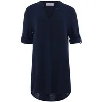 Zwillingsherz Longtunika Musselin Schlupfbluse "Rom"