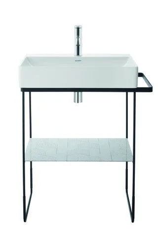 Duravit DuraSquare Metallkonsole Schwarz Matt 665x451x740 mm - 0031014600 31014600