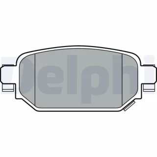 Delphi Bremsbel?ge hinten Mazda 3 Cx-3