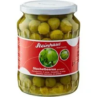 Steinhaus Obstkonserve, Steinhaus Stachelbeeren gezuckert im Glas fruchtig süß sauer 720ml