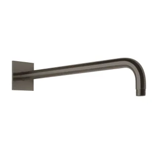 Herzbach spa ix pvd wandarm 450 rosette 70 eckig black, Black Steel, 21.960450.2.40 21.960450.2.40