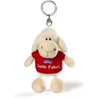 Nici Kuscheltier Plüschanhänger Schaf - Gute Fahrt (10cm)