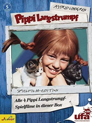 Pippi Langstrumpf - Spielfilm-Box (4 DVDs Remastered)