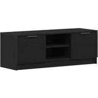 vidaXL TV-Schrank TV-Schränk 102 x 32 x 35,5 cm Schwarz Eichen-Optik (1-St)