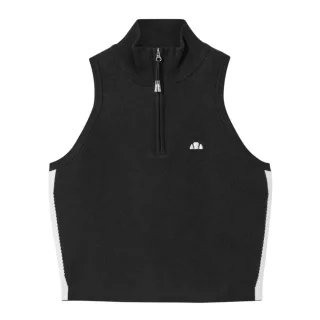 Ellesse - "Surista" Oberteil für Damen, mit kurzem Reißverschluss (Schwarz)