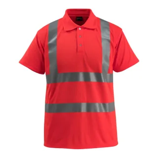 MASCOT Bowen Polo-Shirt SAFE LIGHT Hi-vis Rot XL - 50593-976-222-XL