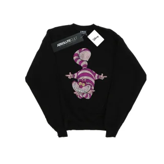 Disney - "Alice In Wonderland Cheshire Cat Upside Down" Sweatshirt für Herren (Schwarz)
