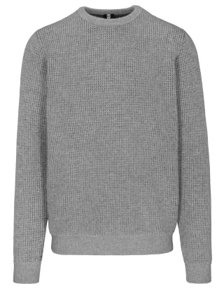 COMMANDER Finest Clothing - Rdh.-Pullover, 1/1 Arm tech grey - Gr. - XL