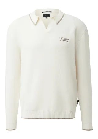 qs - Strickpullover creme - Gr. - L