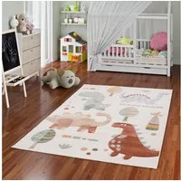 Pergamon Kinderteppich Kinder Teppich Maui Kids Dinos, Rechteckig, Höhe: 13 mm