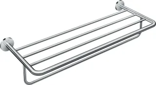 Hansgrohe Handtuchablage mit Handtuchhalter 42843000