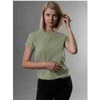 Trigema T-Shirt TRIGEMA Slim Fit T-Shirt aus DELUXE Baumwolle (1-tlg)