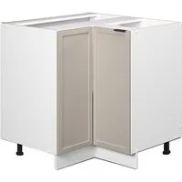 Vicco Eckunterschrank Fame-Line, GrauBeige/Weiß, 80.5 cm ohne Arbeitsplatte (1-St)