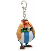 Plastoy Spiel, Asterix - Obelix wütend mit Händen in den Taschen, Schlüsselanhänger