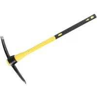 PROREGAL® Gartenhacke Spitzhacke 2.25 kg, Glasfaser mit einem Griff