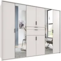 Wimex Drehtürenschrank Moldau Kleiderschrank mit Spiegel Schlafzimmerschrank Wähle deine Innenausstattung fertig konfiguriert im Schrank