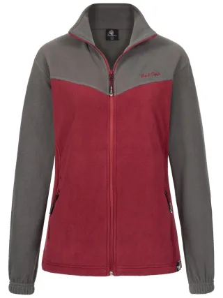 Rock Creek Fleecejacke Weinrot