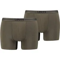 Levi's® Boxershorts LEVIS MEN TENCEL BOXER BRIEF 2P (Packung, 2-St., 2er Pack) mit breitem Logobund