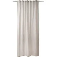 Home4You Vorhang, 140 x 245 cm, Greige, Unifarben, (1 St), verdeckte Schlaufen, halbtransparent, Polyester