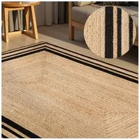 HANSE Home Teppich Looma Juteteppich, rechteckig, Höhe: 7 mm, Handgewebt, Jute Naturteppich, Boho, Wohnzimmer, Schlafzimmer