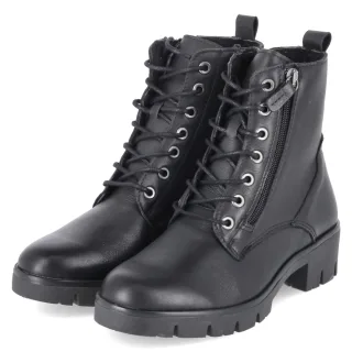 Beliana Schnürboots MOLLY 03 - Gr. 37 - Schwarz - Glattleder