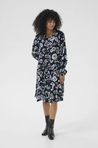 Kleid KAevity Kleid Regular fit black white