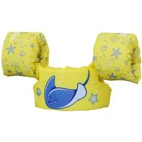 Bestway Schwimmweste Puddle Jumper Kleiner Rochen, Rückenseite mit verstellbarem Gurt und Clipverschlüssen